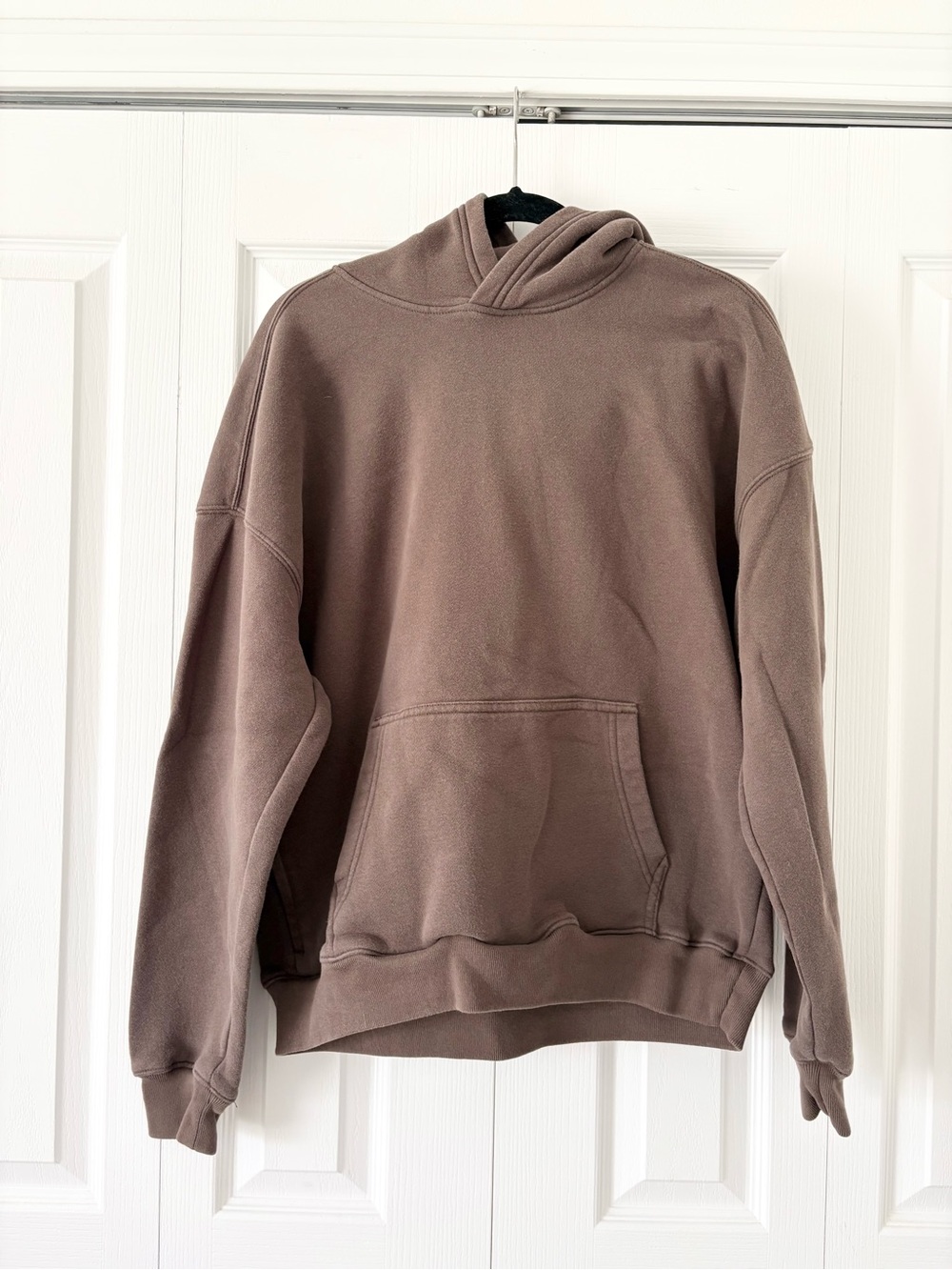 Hollister Brown Boxy Fit Hoodie